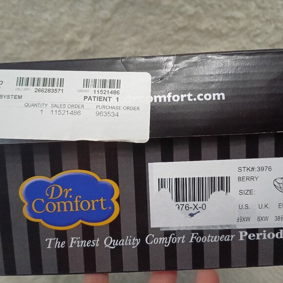 Dr. Comfort Refresh Womens Athletic Shoes w/Gel Inserts-Therapeutic Shoes US8.5 - Picture 5 of 9